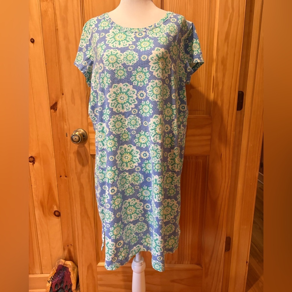 Vineyard Vines Women's Floral T-shirt Dress size XL